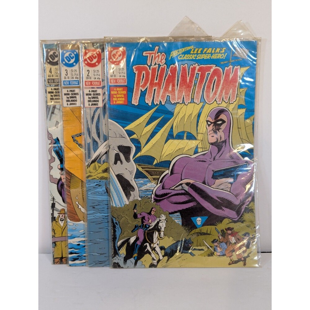 1988 DC Comics The Phantom Comic Book Lot Issues #1-4 Copper Age Lot of 4